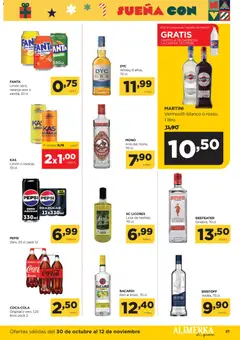 Vista previa Alimerka folleto Castilla y León válido desde el 30.10.2025 | Página: 27 | Productos: Licor, Ron, Whisky, Sandía