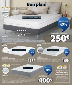 Jysk - Prévisualisation de Jysk catalogue valide à partir de 04.02.2026 | Page: 6 | Produits: Surmatelas, Enveloppe, Mousse, Matelas