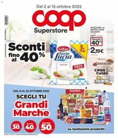 Anteprima del volantino COOP Superstore - Alessandria catalogo valido a partire dal 02.10.2025