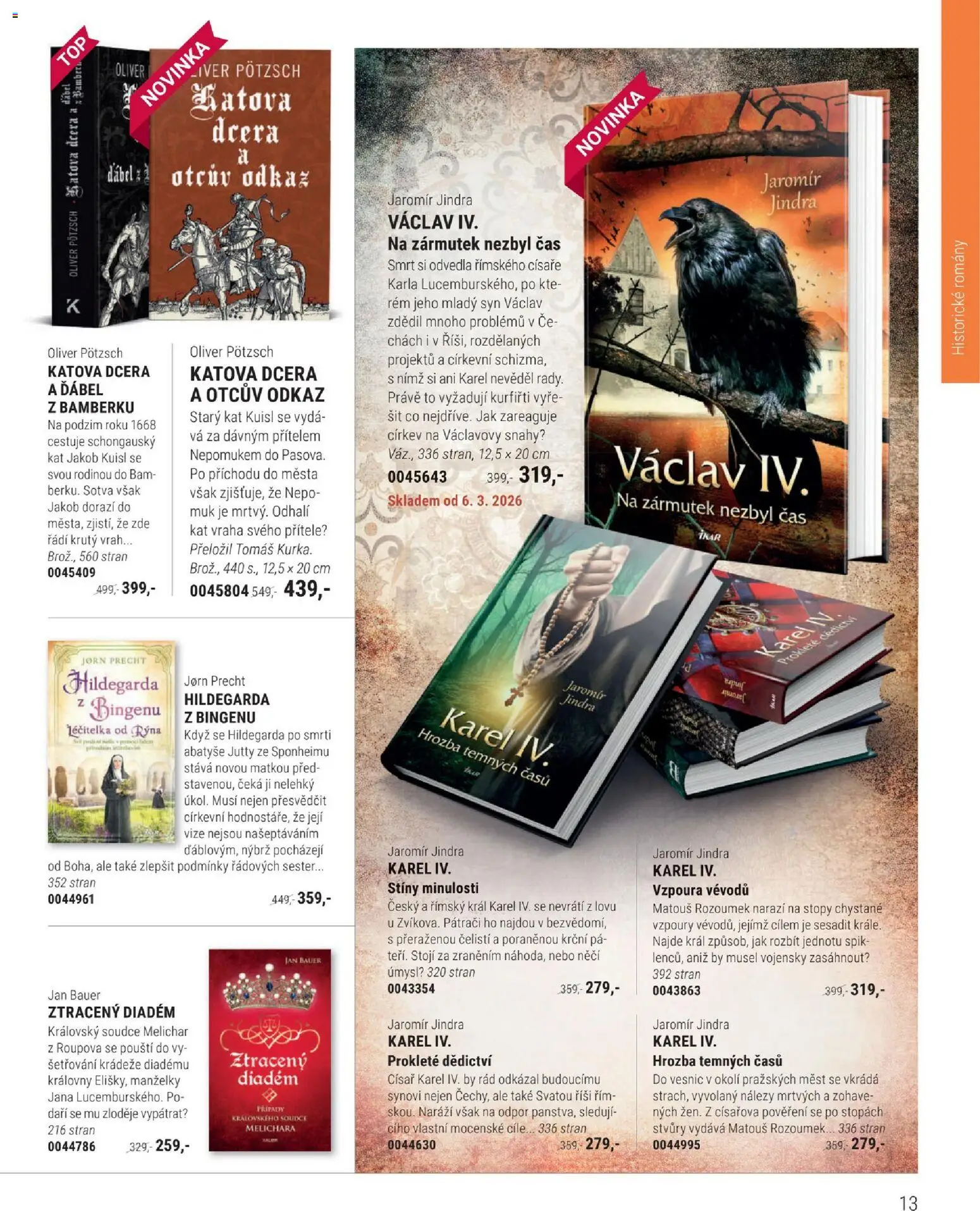 Knižní klub leták od 01.03.2026 | Strana: 13 | Produkty: Síť