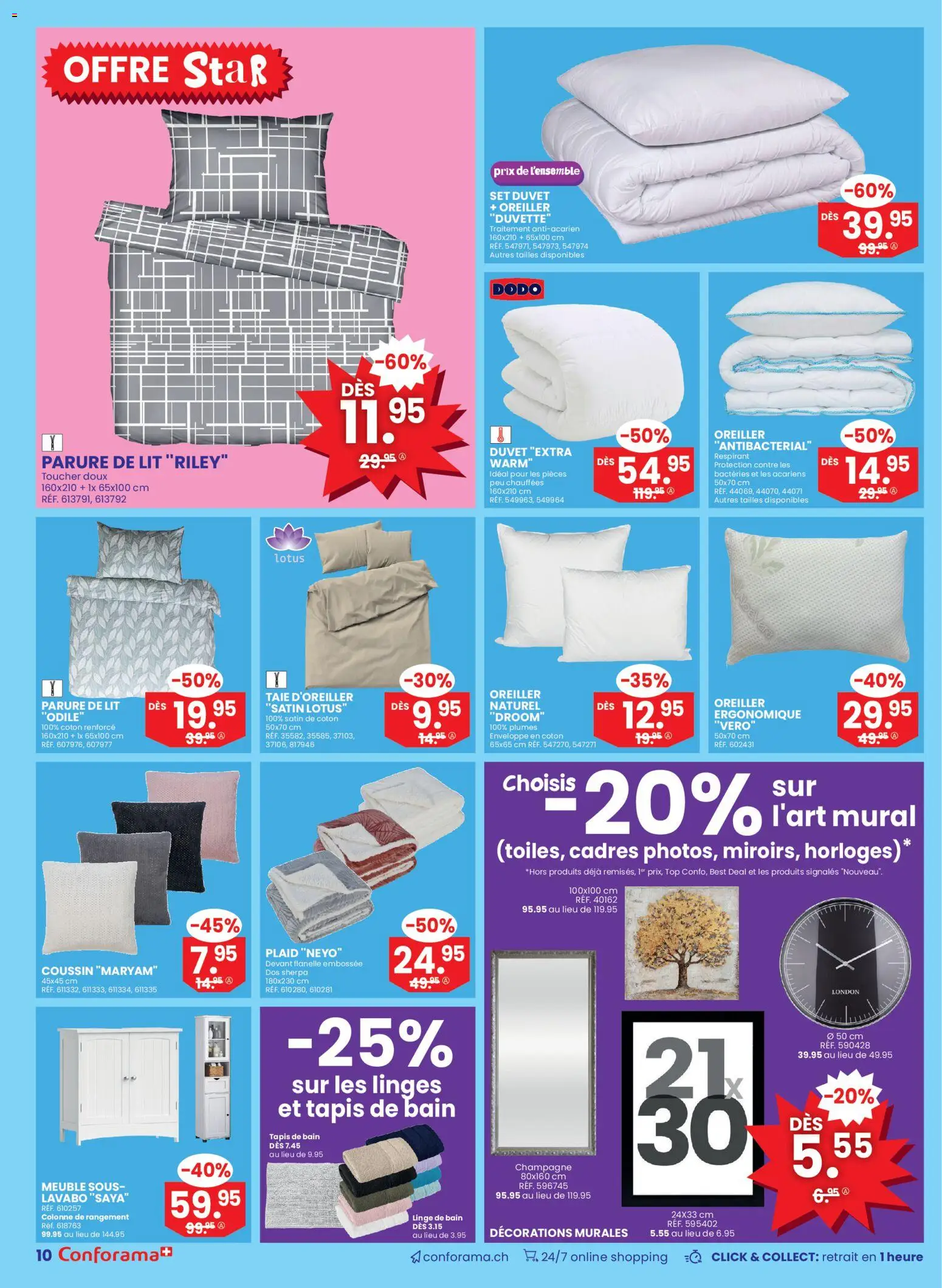 Conforama Aktionen Singles FR – gültig ab 05.11.2025 | Seite: 10 | Produkte: Top