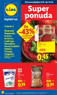 Lidl - Super ponuda - Pregled kataloga iz trgovine Lidl, vrijedi od 08.12.2025