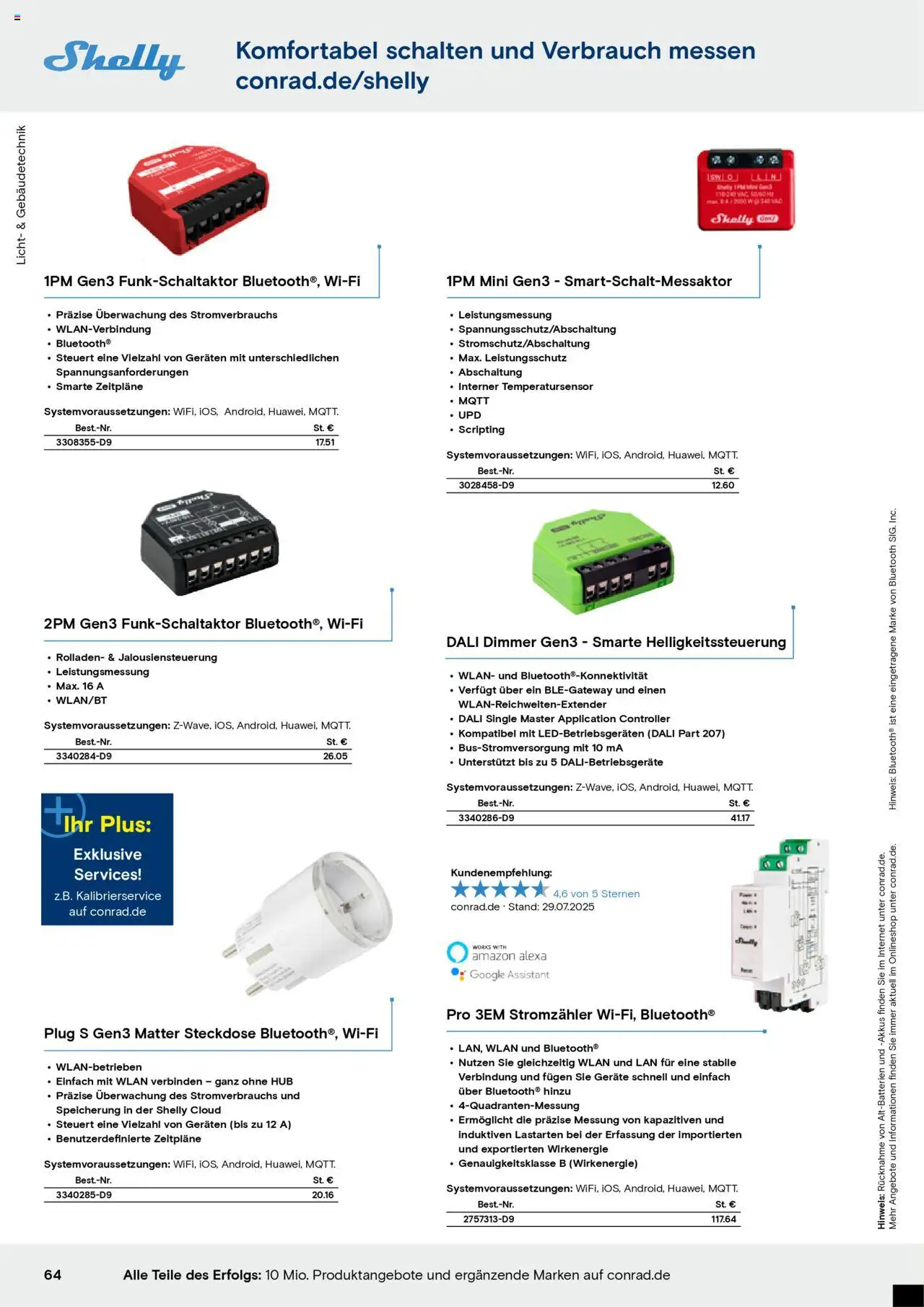 Conrad - Markenkatalog - gültig ab dem 25.08.2025 | Seite: 66 | Produkte: Steckdose