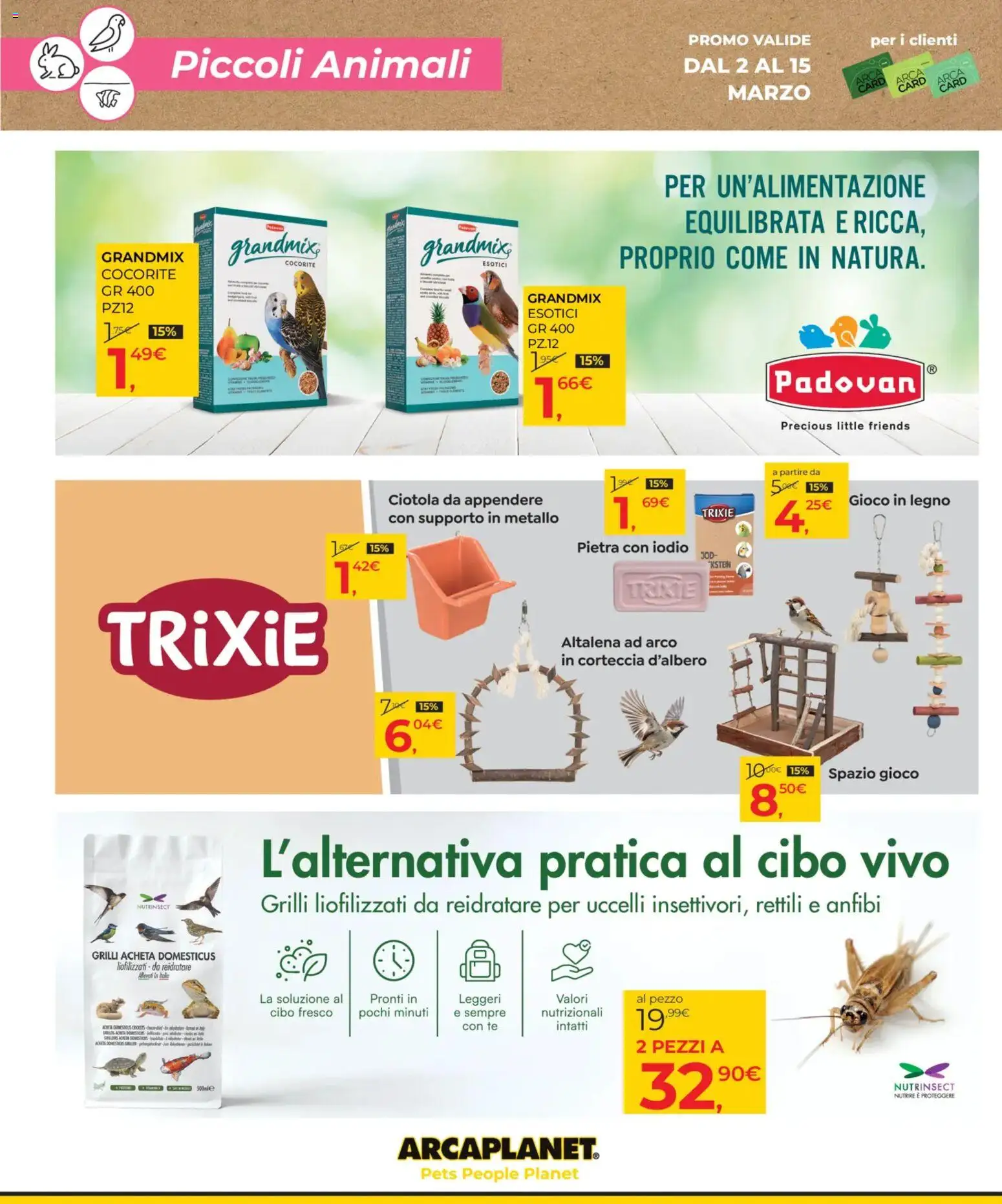 Volantino Arcaplanet del 02.03.2026 | Pagina: 30 | Prodotti: Tè, Altalena, Gioco, Ciotola