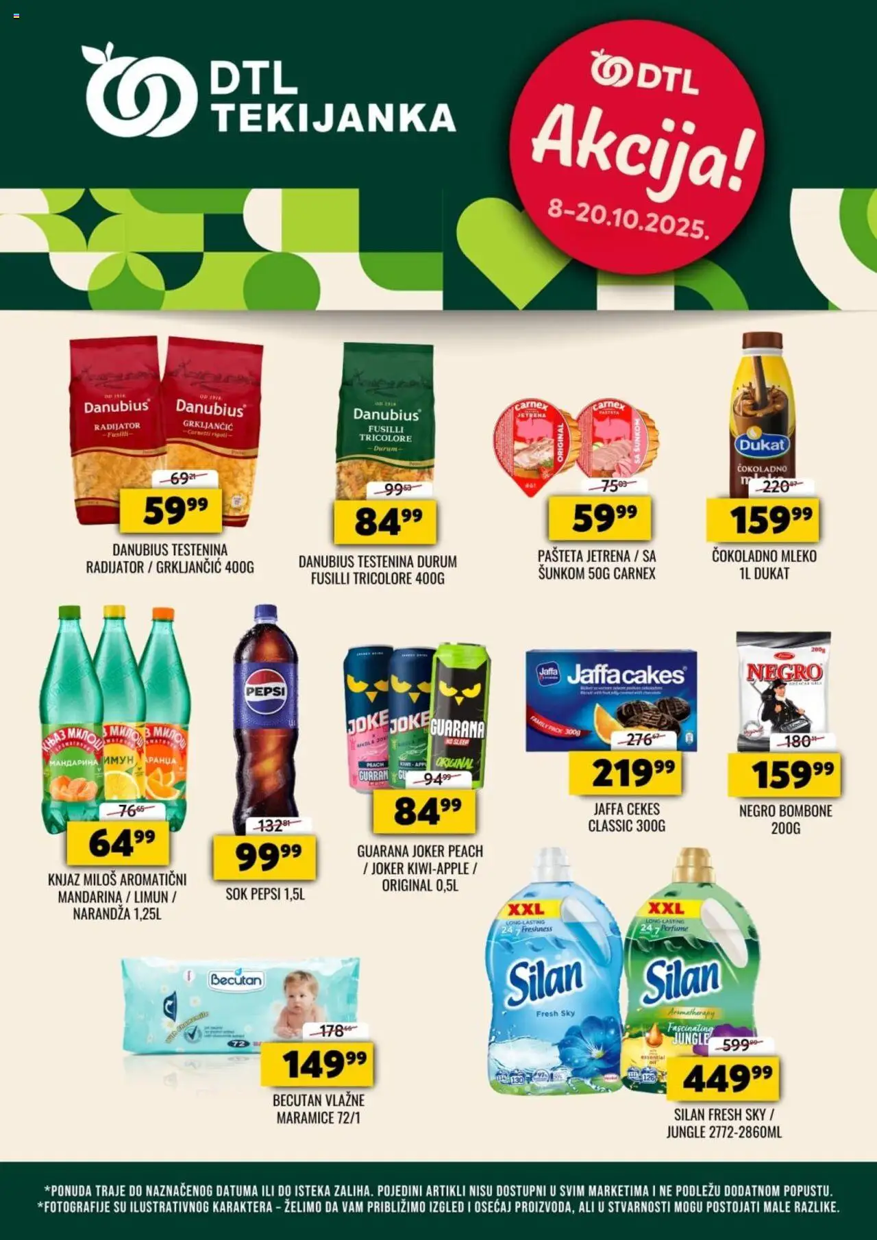 Tekijanka katalog - važi od 08.10.2025 | Strana: 1 | Proizvode: Radijator, Silan, Guarana, Pašteta