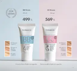 01.01.2026 tarihinden itibaren geçerli olan Farmasi kataloğu önizlemesi | Sayfa: 41 | Ürünler: Krem, BB krem, CC krem