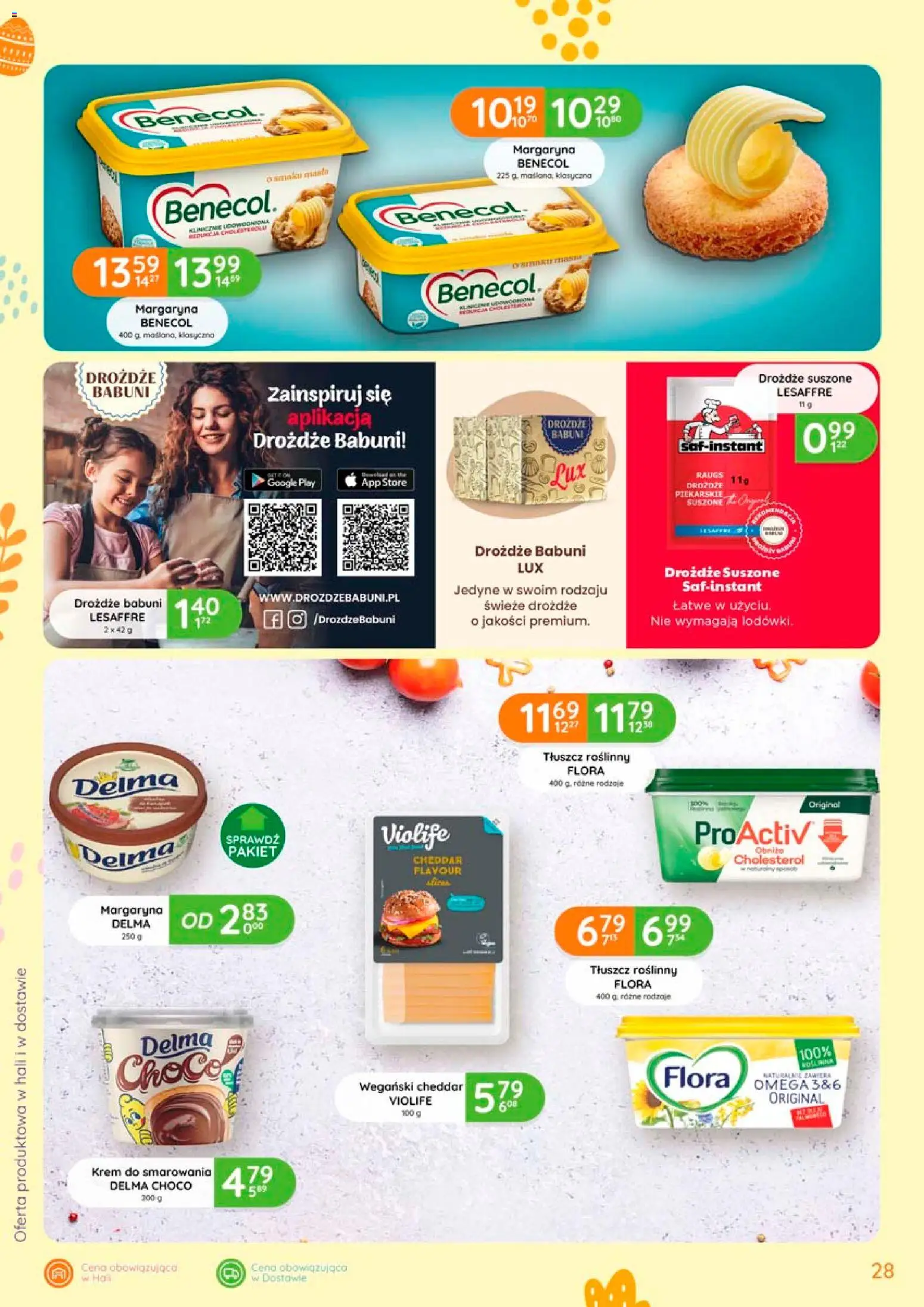 Eurocash gazetka - Oferta Produktowa od 05.03.2026 | Strona: 28 | Produkty: Margaryna, Krem, Cheddar