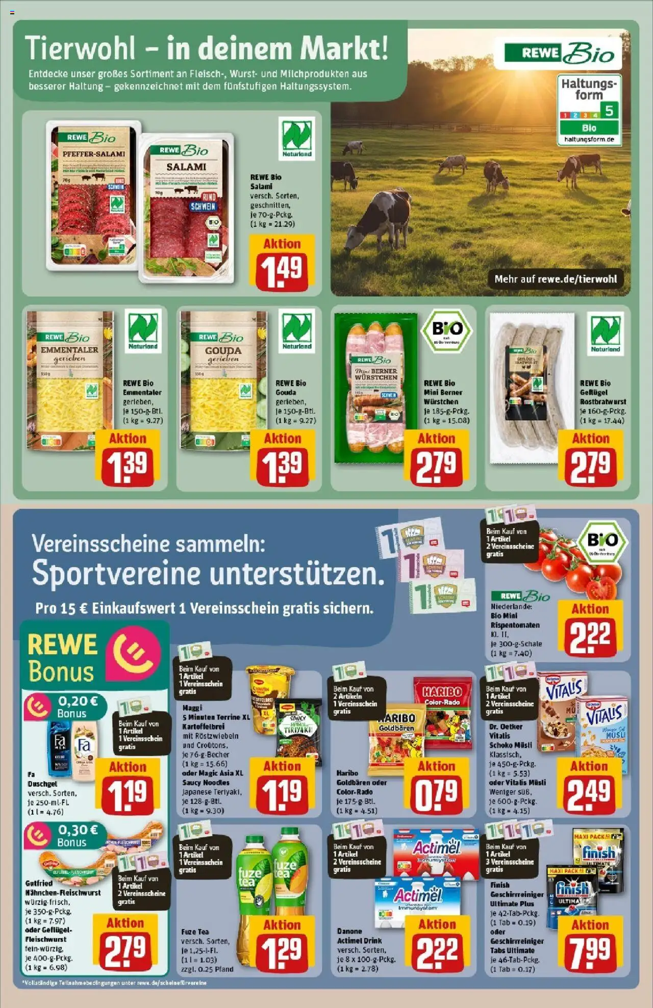 Rewe prospekt Mechernich / Kommern	 - gültig ab dem 08.06.2025 | Seite: 19 | Produkte: Musli, Maggi, Haribo, Fa duschgel