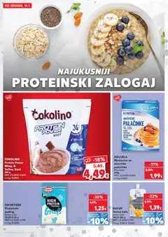 DAYUP Voćna kaša, Voćna kaša razne vrste 100 ili 120 g - Pregled kataloga iz trgovine Kaufland, vrijedi od 14.01.2026 | Stranica: 14