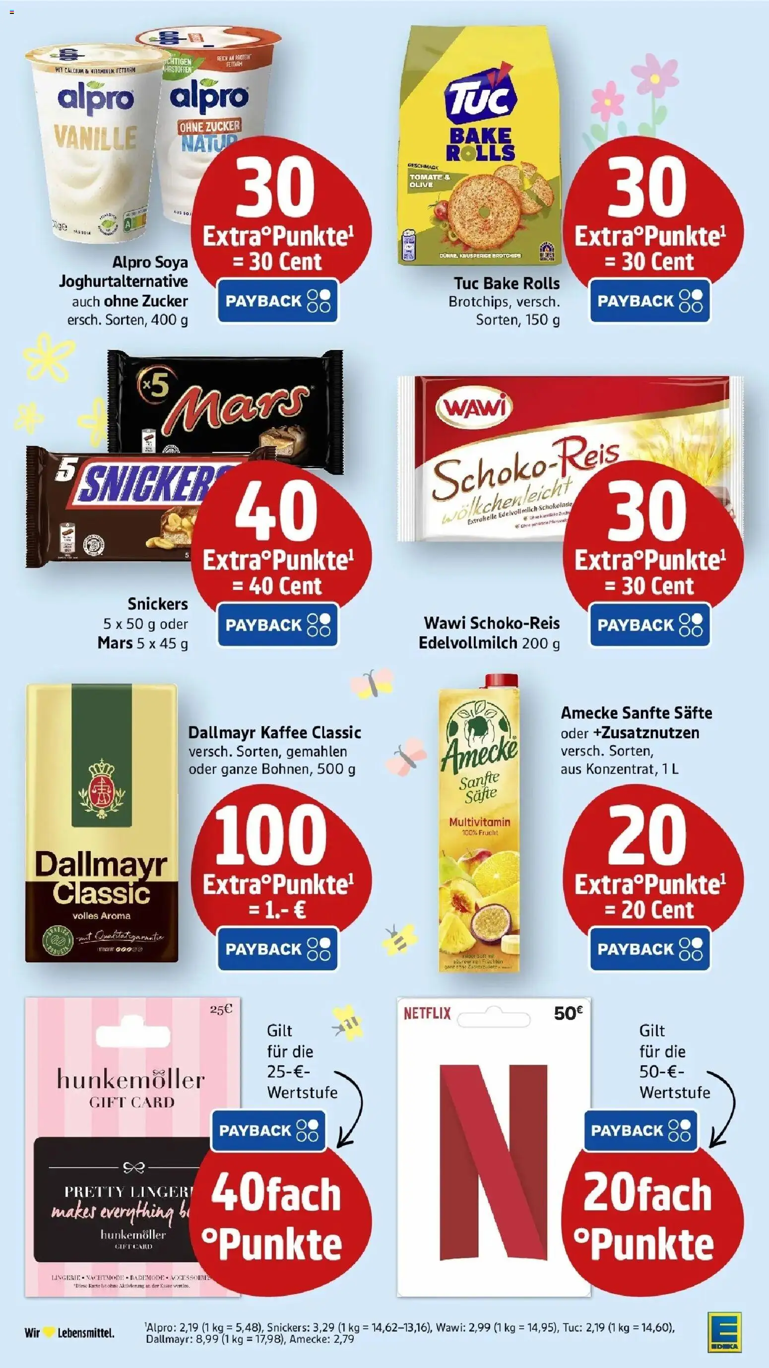 Edeka prospekt Göppingen-Ursenwang	 – gültig ab 30.03.2026 | Seite: 53 | Produkte: Schokolade, Snickers, Alpro, Chips