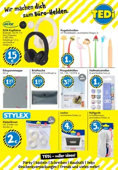 TEDi Prospekt 	 ab 30.01.2026 gültig | Seite: 25 | Produkte: Brieftasche, Kopfhörer