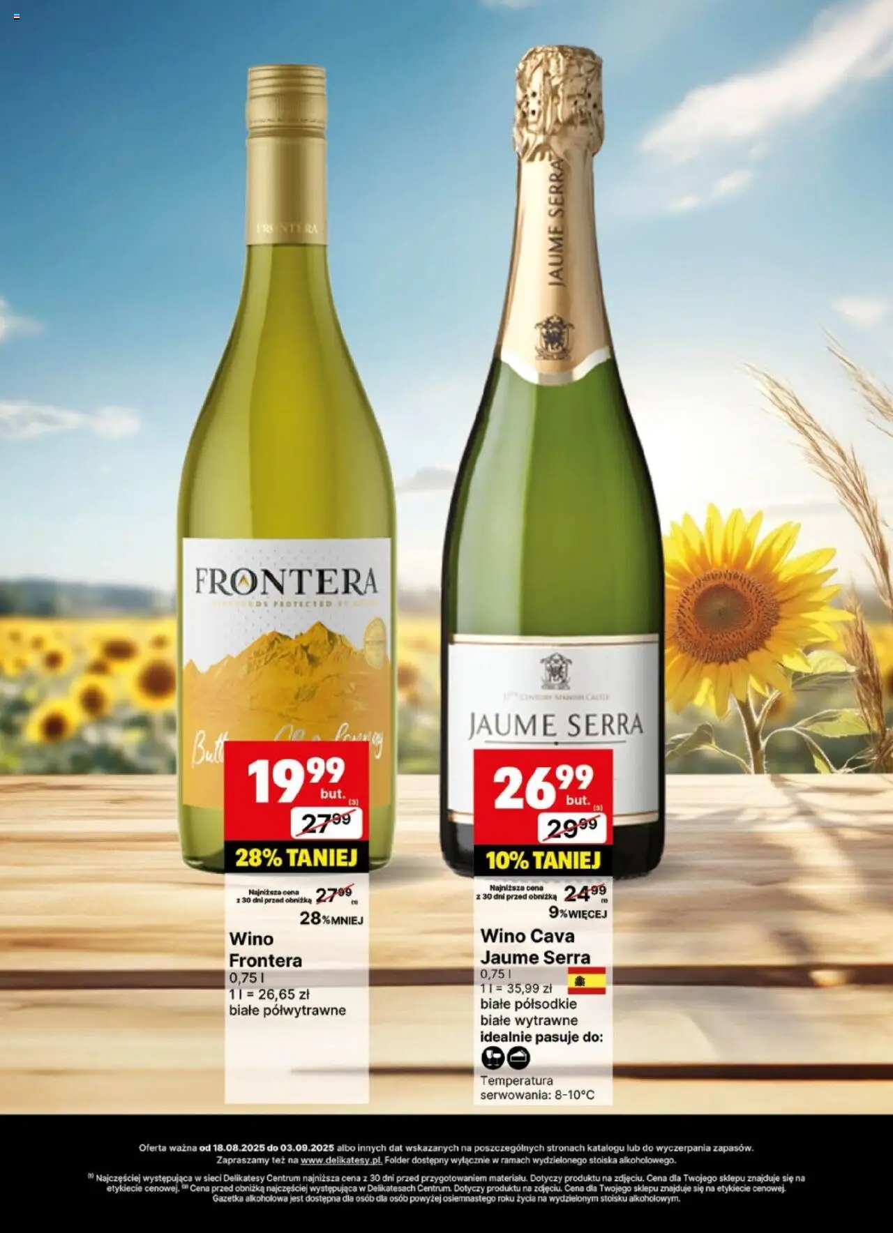 Delikatesy Centrum Gazetka - DeliBarek od 18.08.2025 | Strona: 2 | Produkty: Delikatesy, Wino