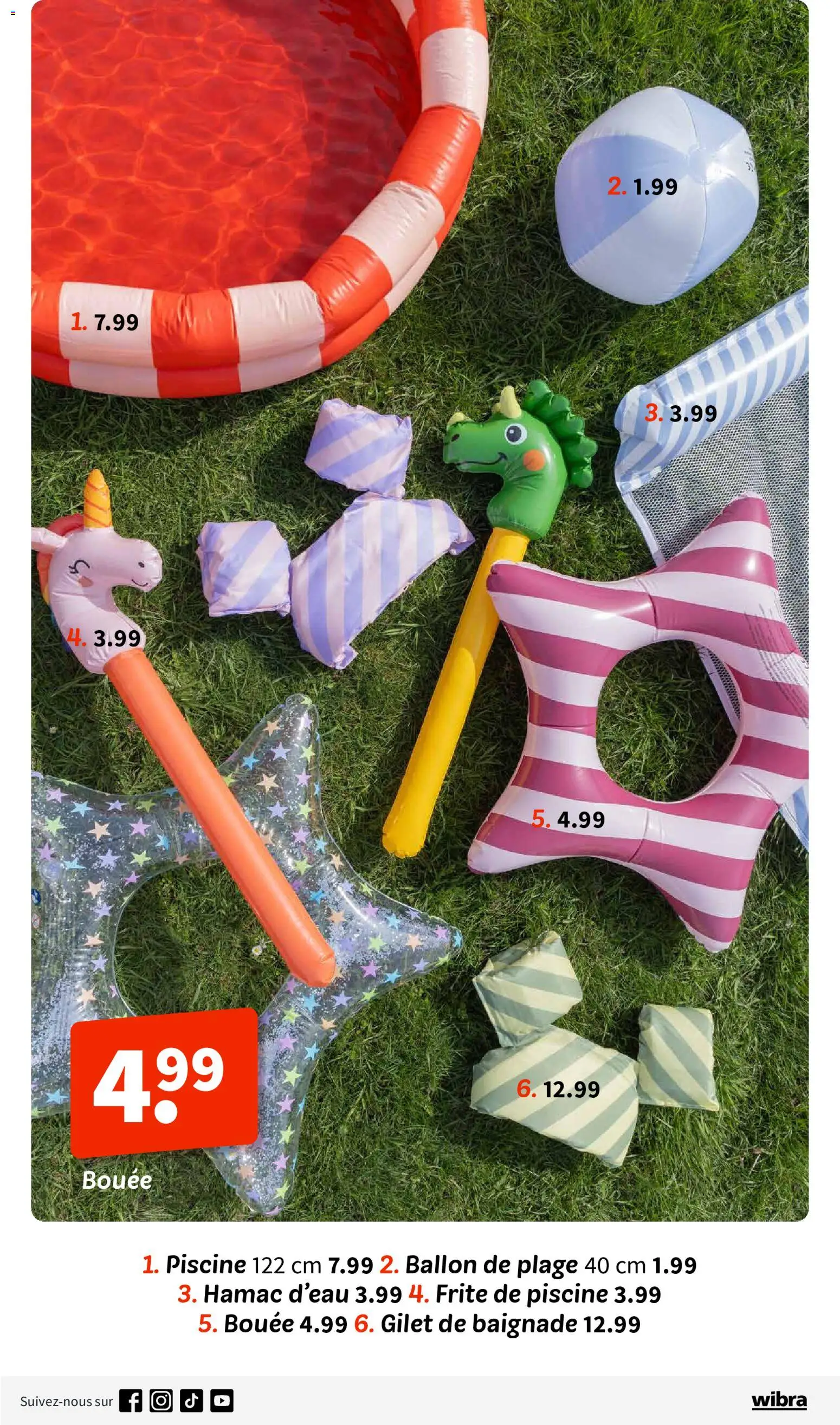 {H1} | Page: 12 | Produits: Hamac, Bouée, Gilet