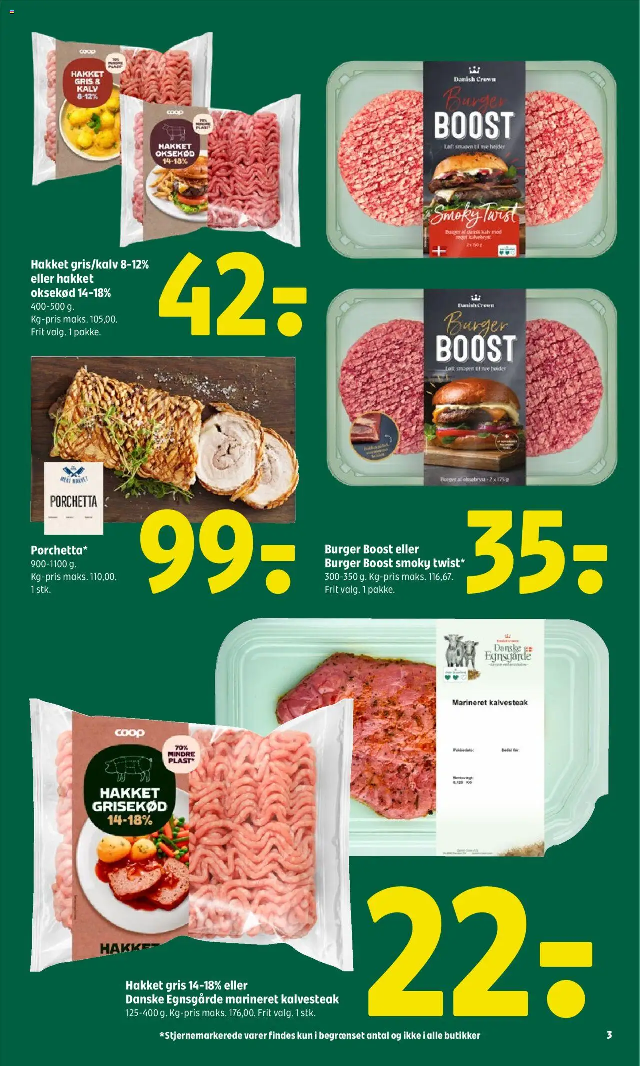 Coop 365 Tilbudsavis gyldig fra 26.06.2025 | Side: 3 | Produkter: Oksekød