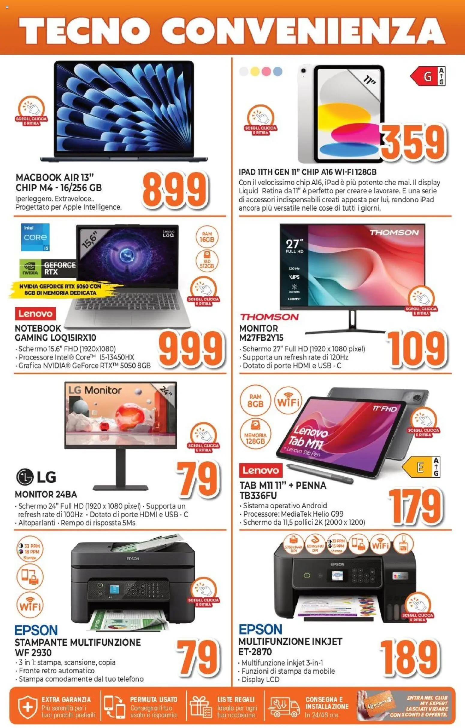 Volantino Expert del 26.03.2026 | Pagina: 9 | Prodotti: Schermo, Notebook, Mobile, Ipad