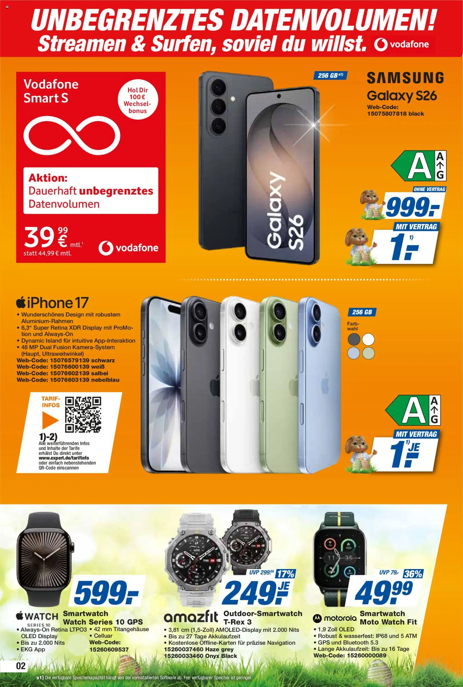 Expert Prospekt 	 – gültig ab 20.03.2026 | Seite: 2 | Produkte: Navigation, Smartwatch, Samsung, Iphone