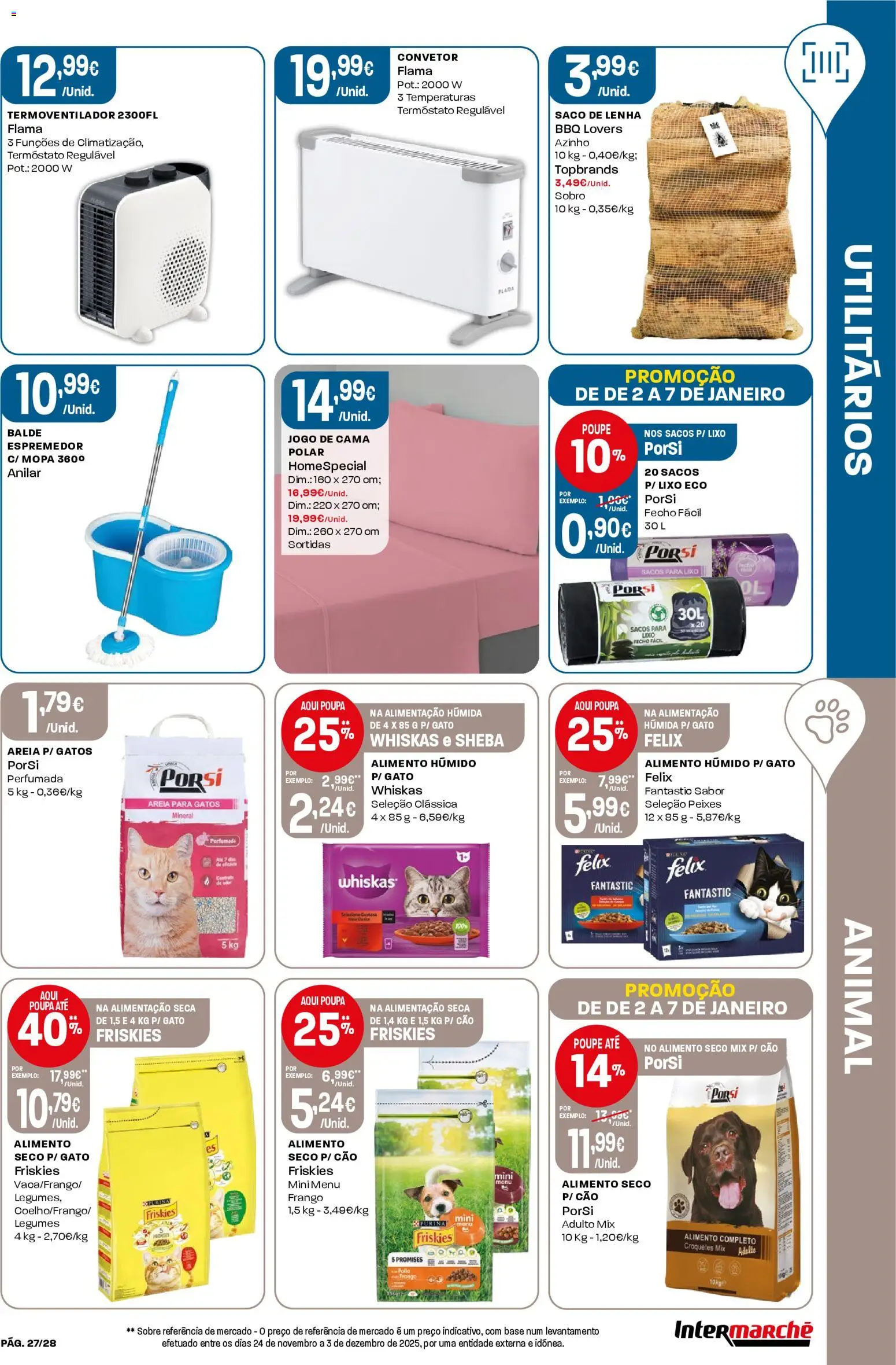 Intermarché folheto │ válido de 02.01.2026 | Página: 27 | Produtos: Areia, Espremedor, Base, Cama