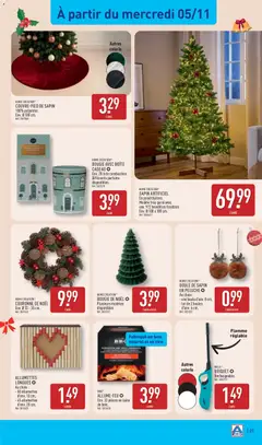 Aldi - Prévisualisation de Aldi catalogue semaine 45 valide à partir de 04.11.2025 | Page: 30 | Produits: Cire, Sapin artificiel, Peluche