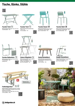 DO IT+GARDEN MIGROS Aktionen Gartenmöbel ab 26.02.2024 gültig | Seite: 14 | Produkte: Tisch, Sessel, Stuhl, Beistelltisch
