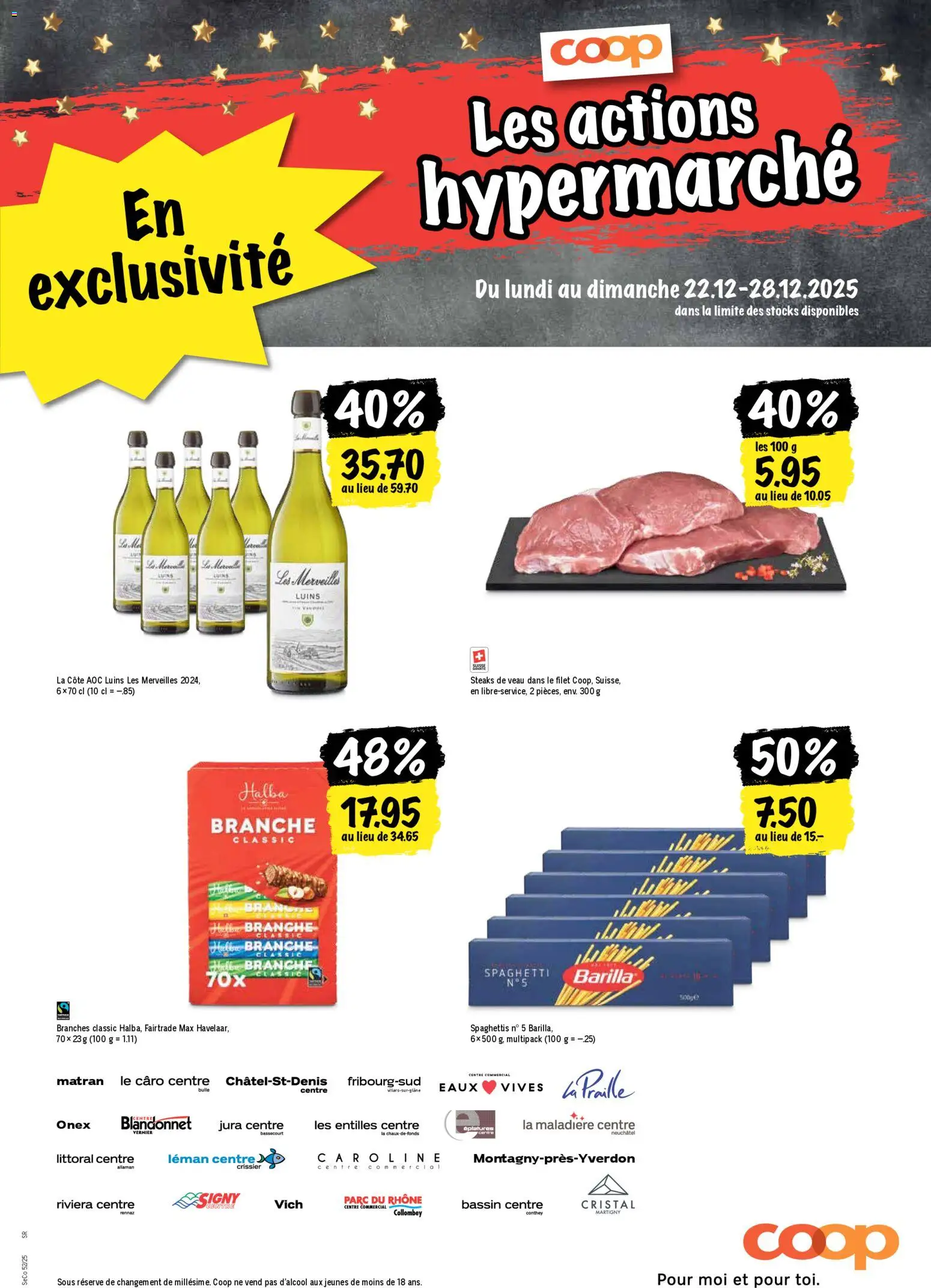 Coop - Les actions de la semaine – gültig ab 22.12.2025 | Seite: 21 | Produkte: Jura, Barilla, Flager