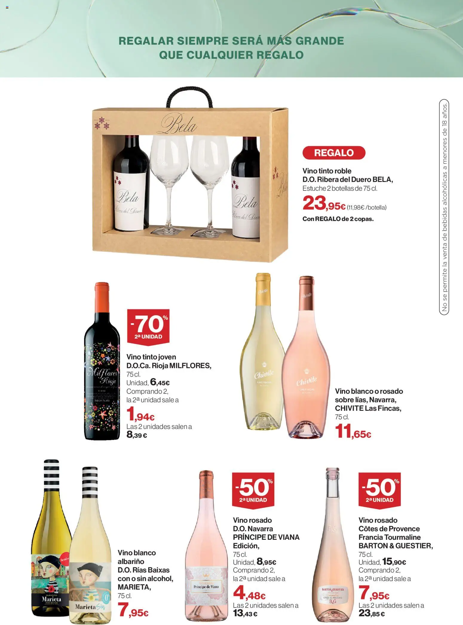 Hipercor - Día de la Madre │ válido desde el 20.04.2026 | Página: 5 | Productos: Vino rosado, Vino