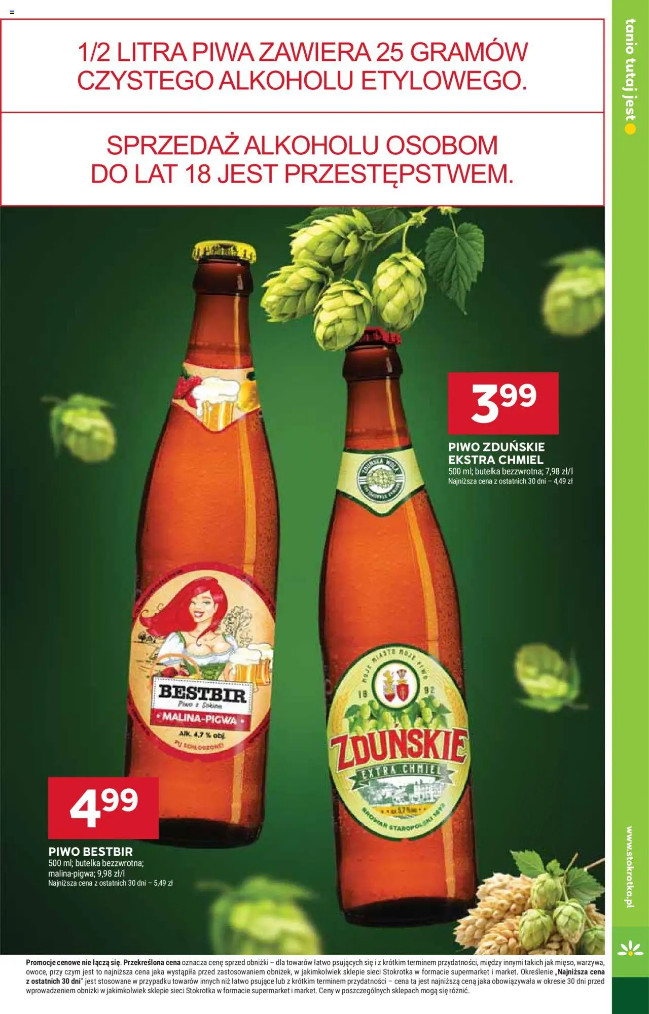 Stokrotka Gazetka - Market od 07.08.2025 | Strona: 21 | Produkty: Stokrotka, Piwo