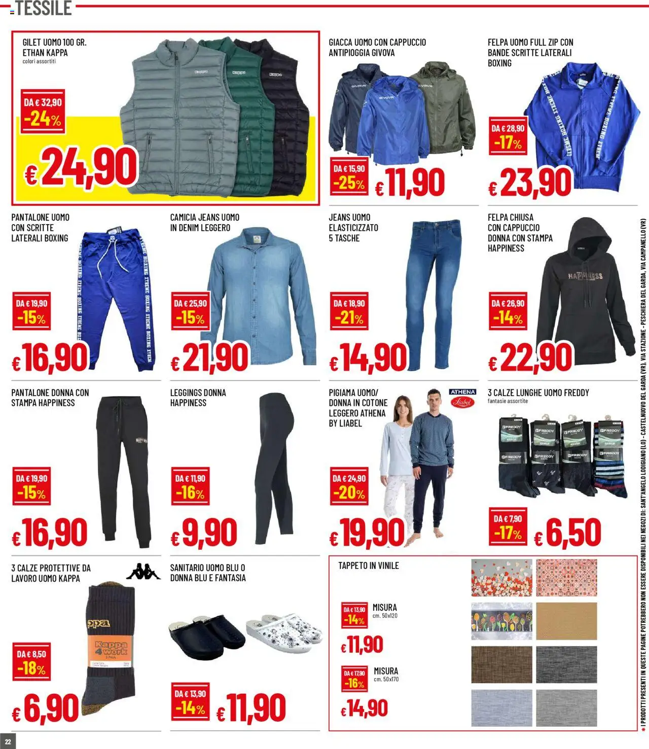 Volantino Galassia del 18.09.2025 | Pagina: 22 | Prodotti: Camicia, Pigiama, Cappuccio, Stampa