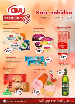 Náhled letáku CBA leták - Premium od 12.11.2025