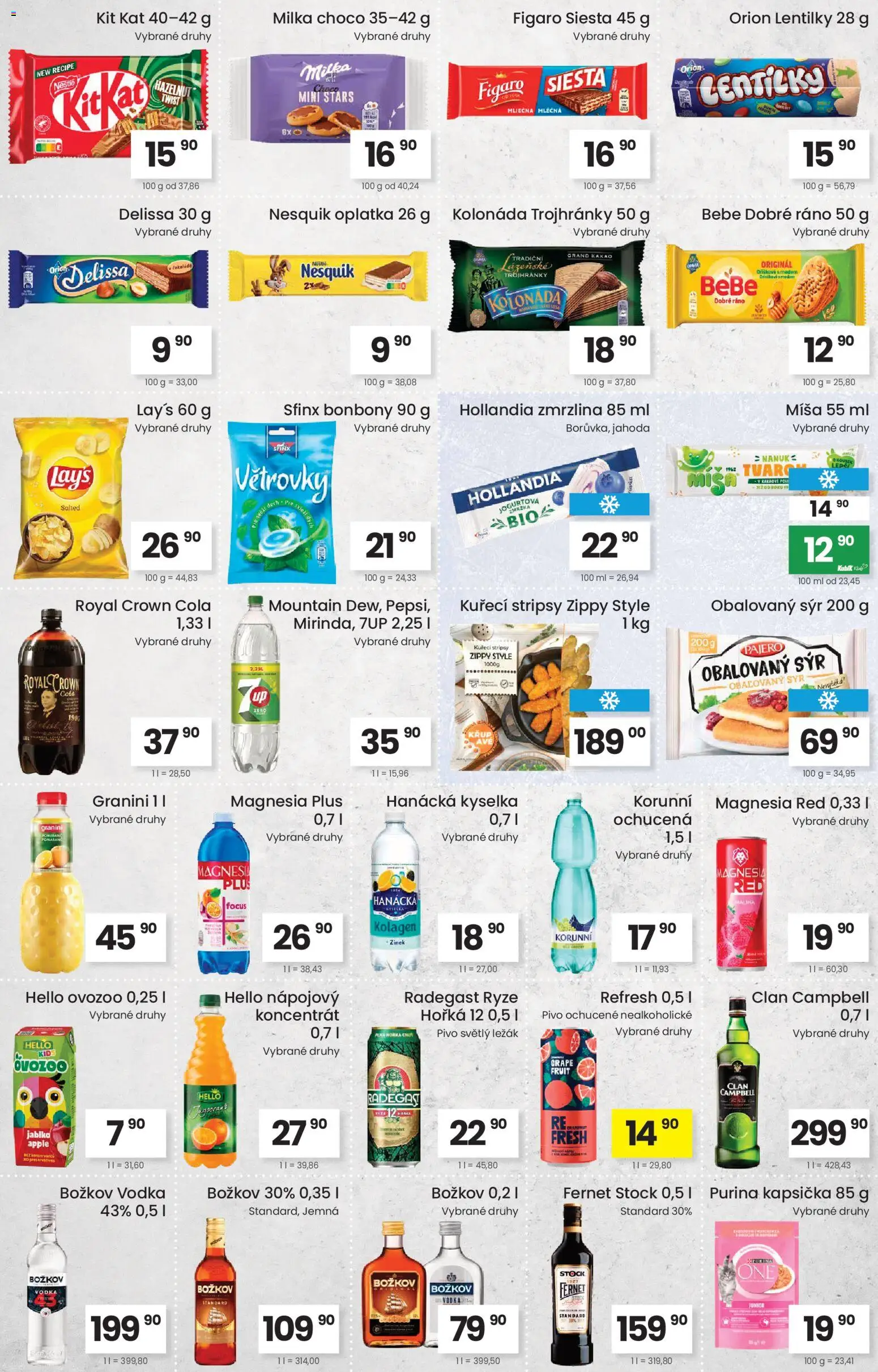 Kubík leták od 07.04.2026 | Strana: 3 | Produkty: Nanuk, Bonbóny, Lay's, Lentilky
