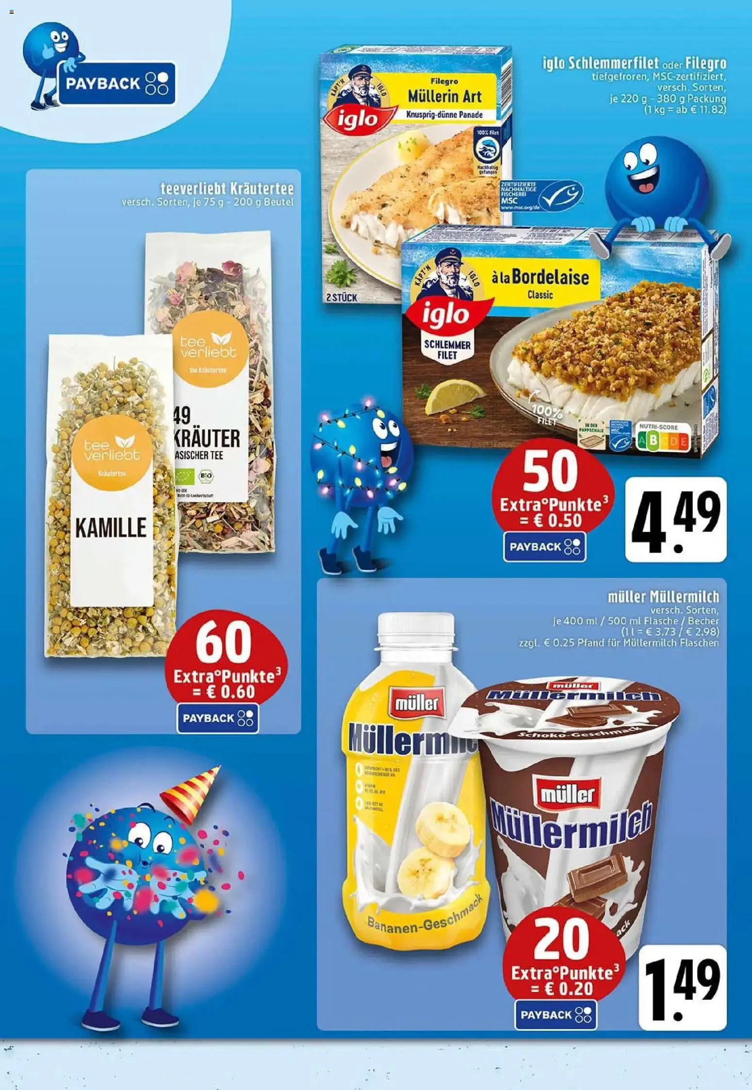 Edeka prospekt Geseke	 – gültig ab 28.12.2025 | Seite: 24 | Produkte: Iglo, Tee, Muller mullermilch, Iglo schlemmerfilet