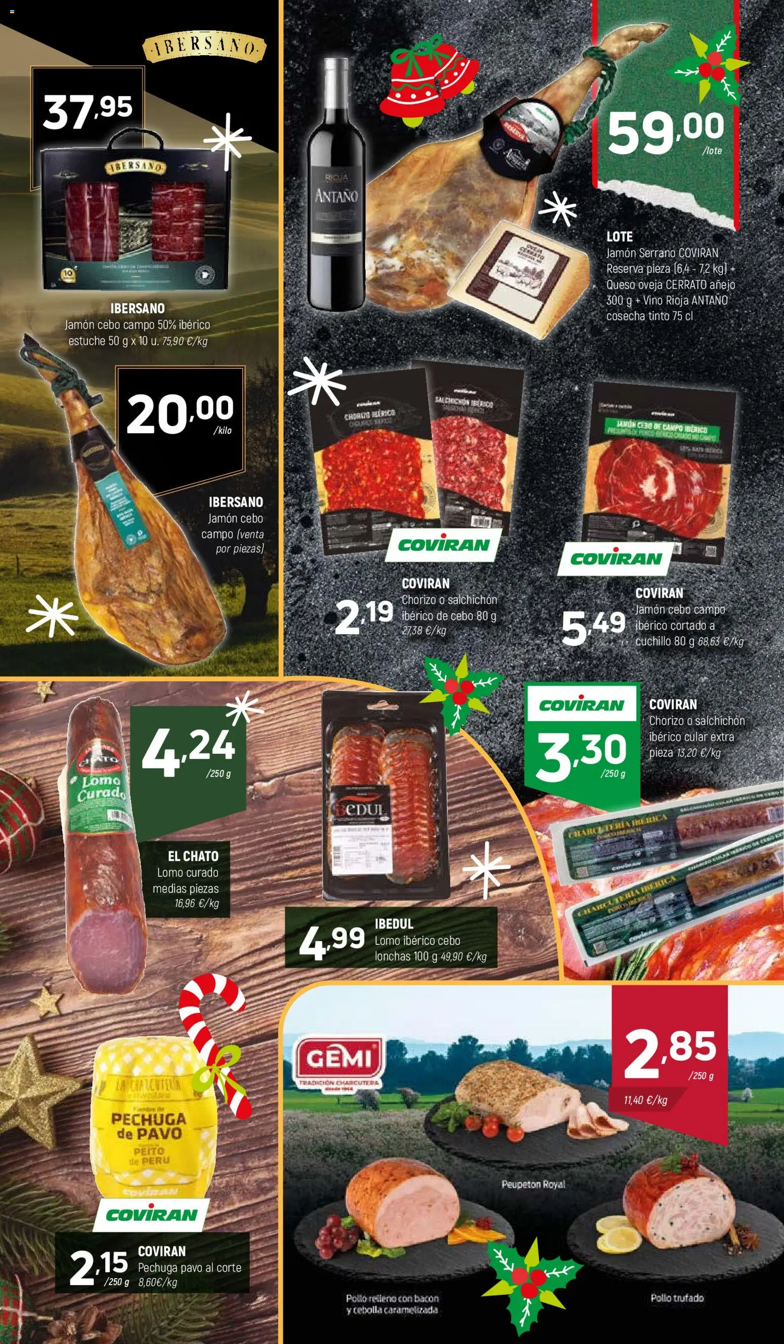 Coviran - Vizcaya │ válido desde el 02.12.2025 | Página: 4 | Productos: Jamón serrano, Medias, Jamón, Vino