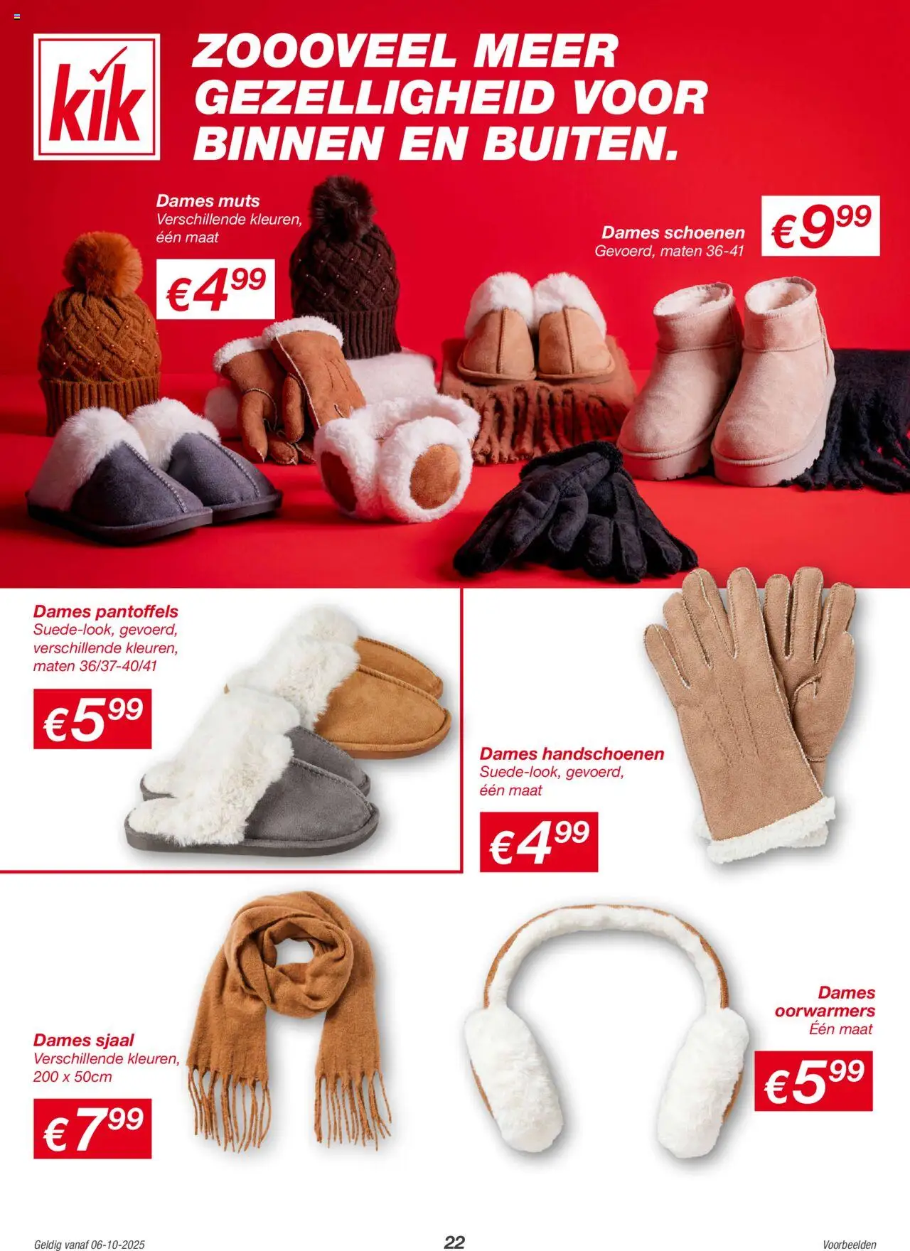 {H1} | Pagina: 22 | Producten: Schoenen, Sjaal, Handschoenen