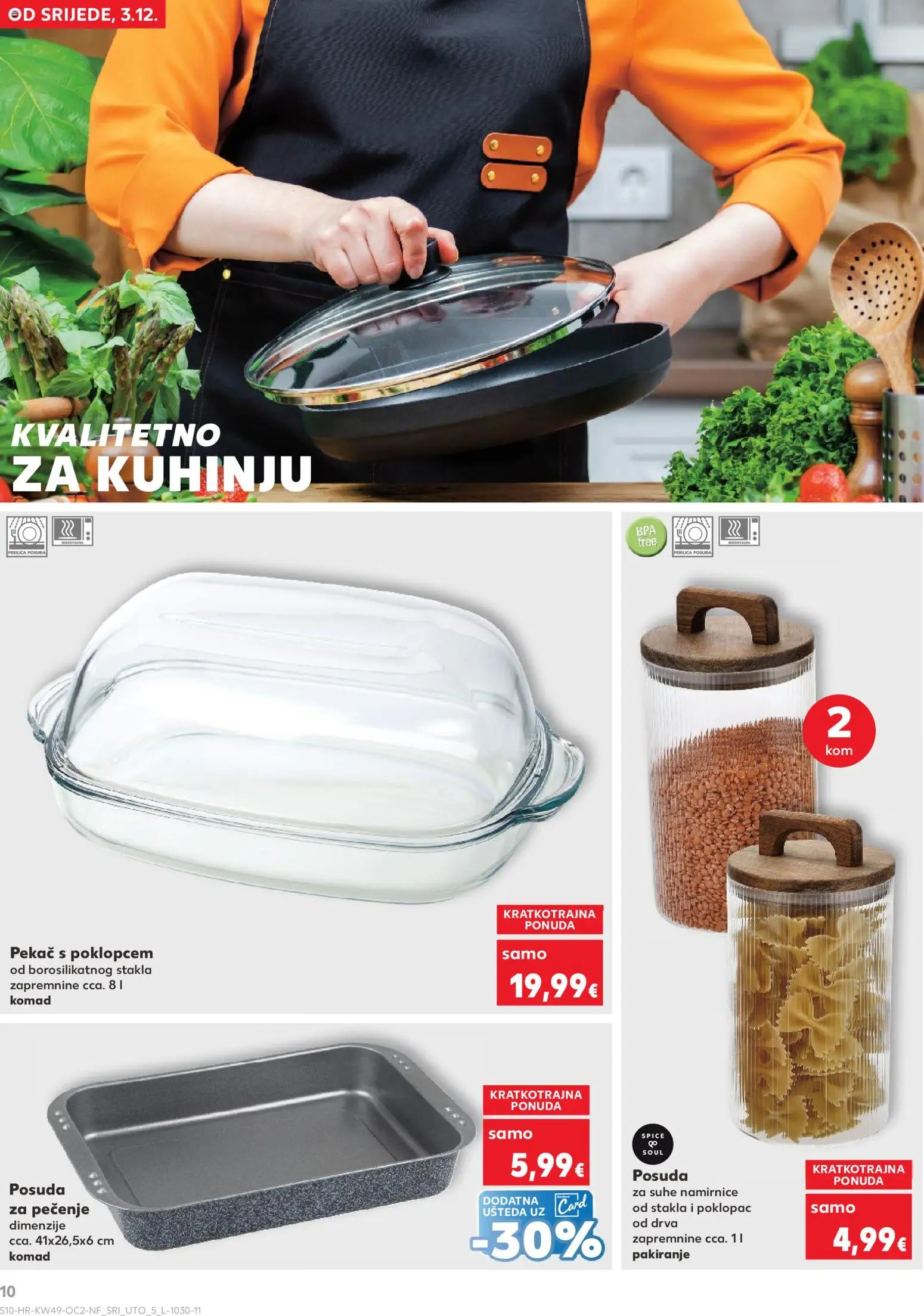 Kaufland katalog | vrijedi od 03.12.2025 | Stranica: 10 | Proizvodi: Perilica posuđa, Posuda za pečenje