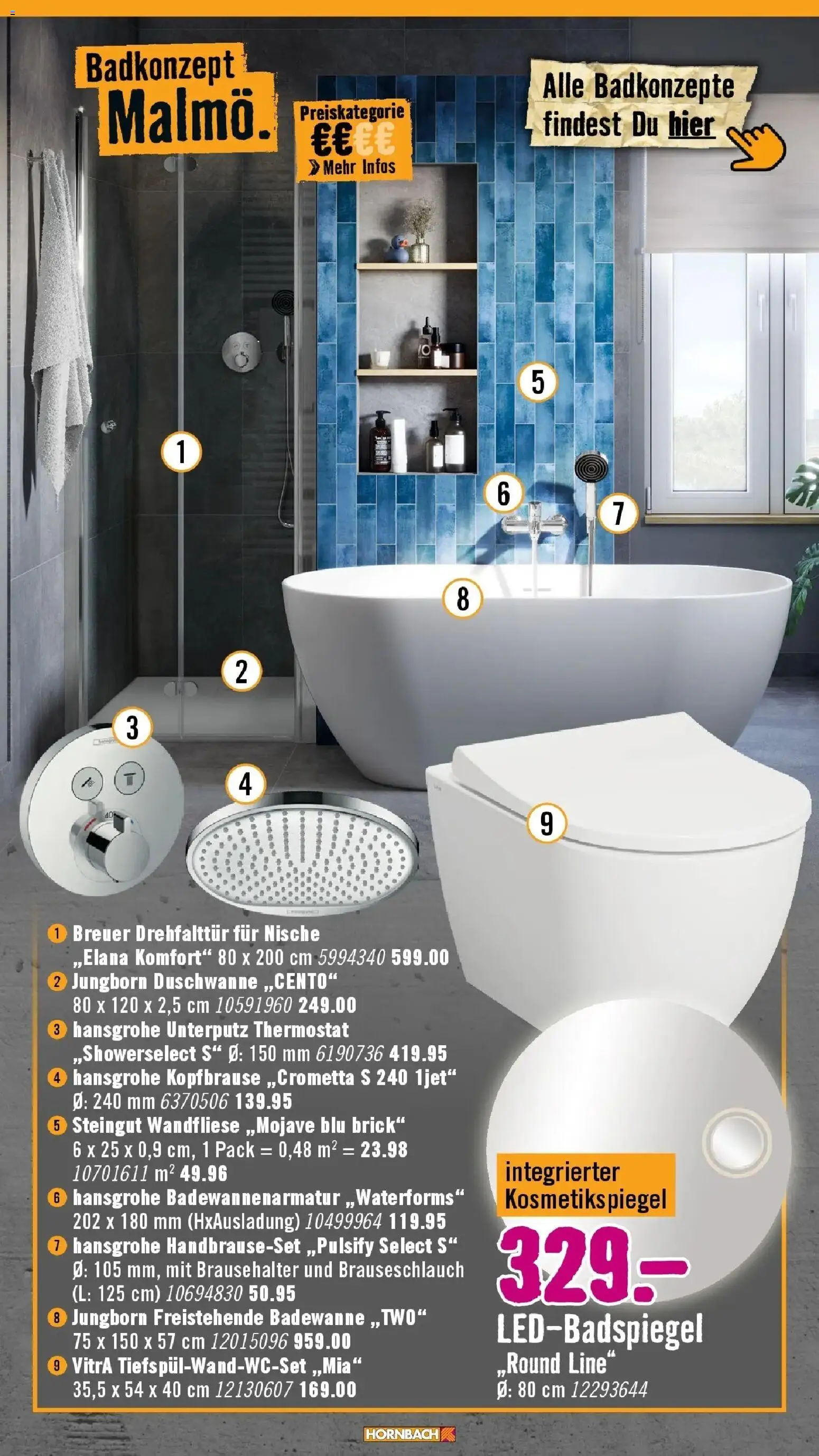 Hornbach Ran ans Projekt. Es ist schon Pflanzzeit. – gültig ab 10.03.2026 | Seite: 35 | Produkte: Kosmetikspiegel