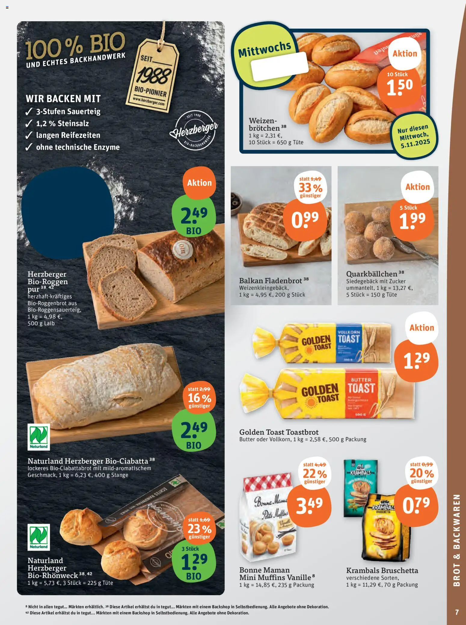 Tegut Prospekt 	 – gültig ab 03.11.2025 | Seite: 9 | Produkte: Toast, Toastbrot, Zucker, Brot