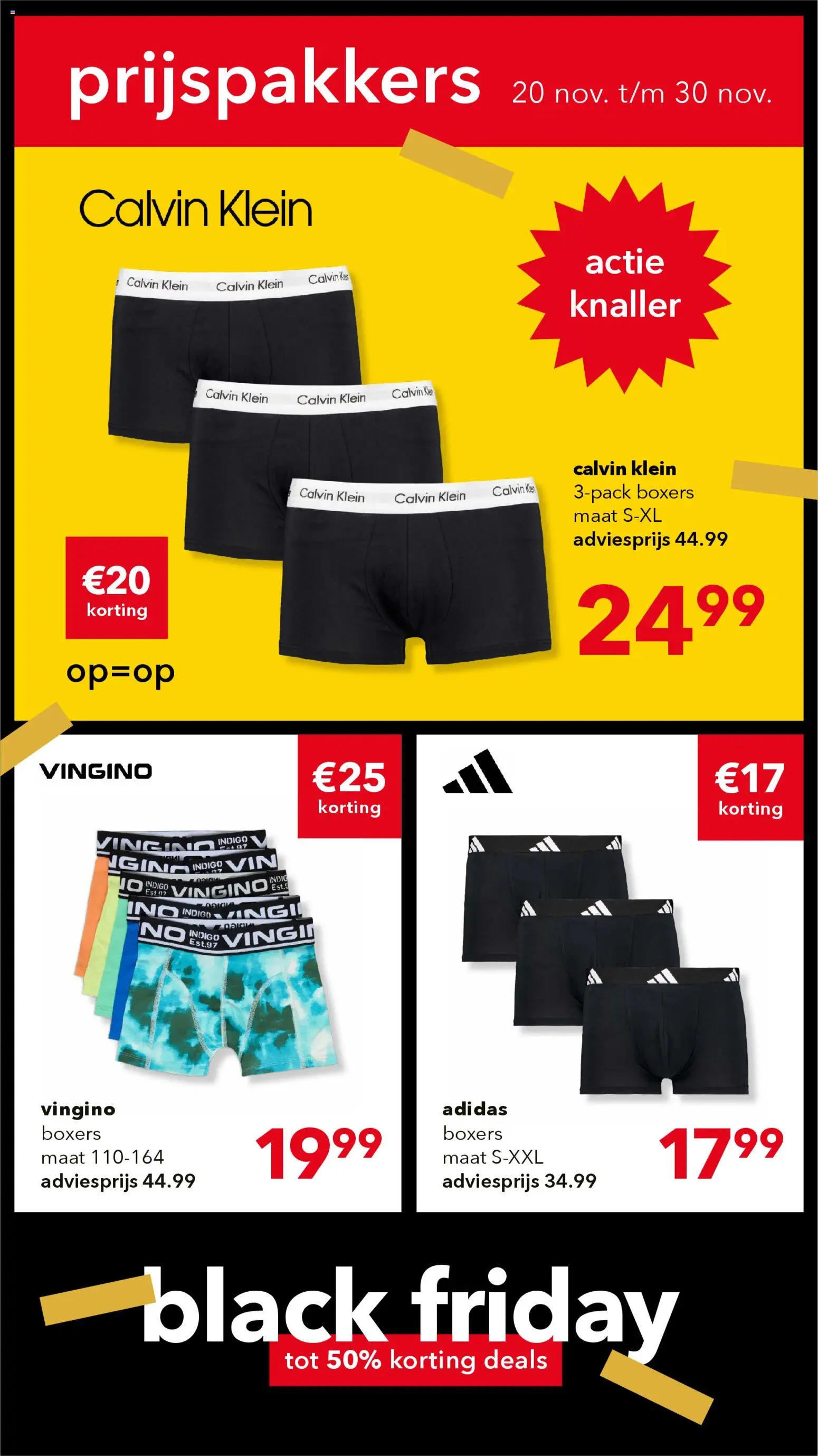 {H1} | Pagina: 15 | Producten: Boxers