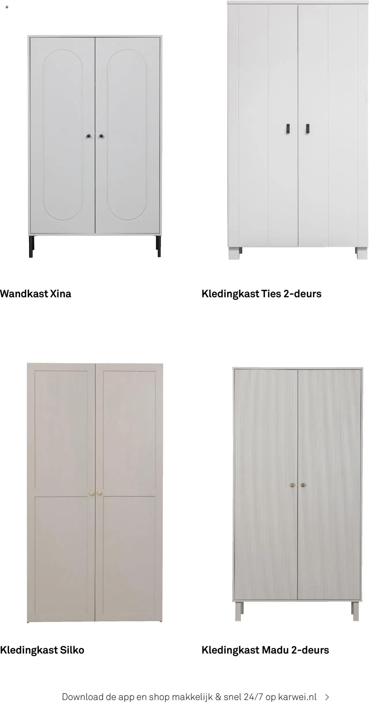  | Pagina: 43 | Producten: Kledingkast