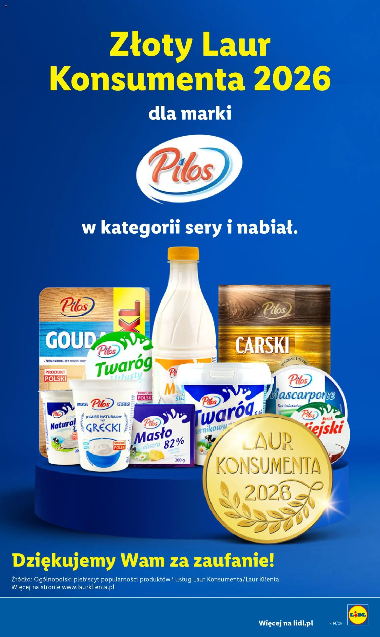 Lidl Polsko leták od 02.04.2026 | Strana: 47 | Produkty: Máslo, Jogurt, Mascarpone