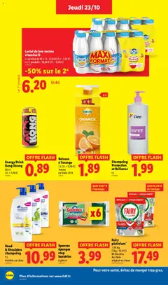 LIDL - Prévisualisation de Shampoing Protection et Brillance, 1L valide à partir de 23.10.2025 | Page: 20 | Produits: Citron, Orange, Shampoing, Kong strong