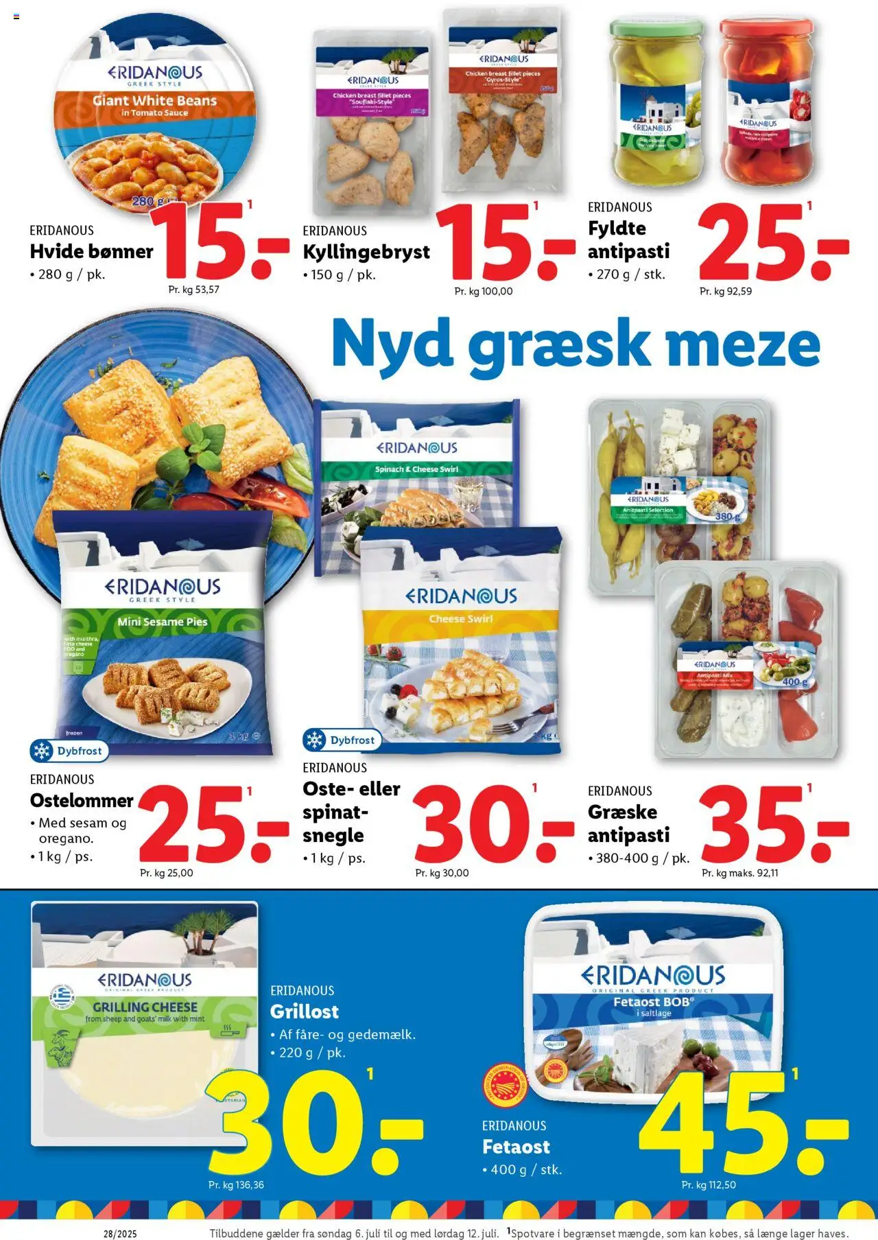 Lidl Tilbudsavis gyldig fra 06.07.2025 | Side: 12 | Produkter: Bønner, Spinat, Oregano, Hvide Bønner