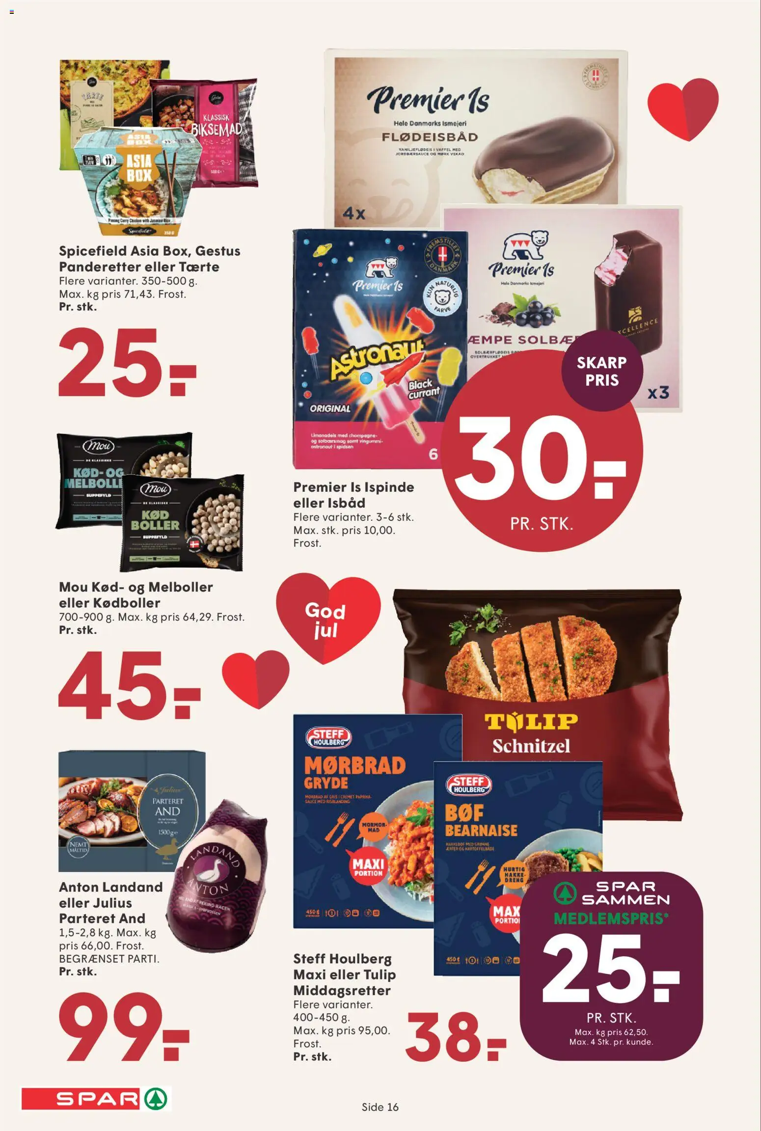 Spar tilbudsavis – gyldig fra 28.11.2025 | Side: 20 | Produkter: Is, Vingummi