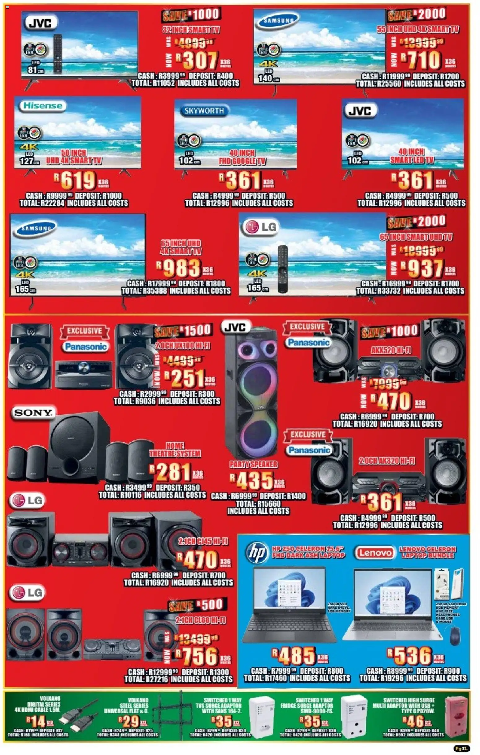 New Lewis Stores catalogue – valid from 23.02.2026 | Page: 11 | Products: Sim, Headphones, Cable, Speaker