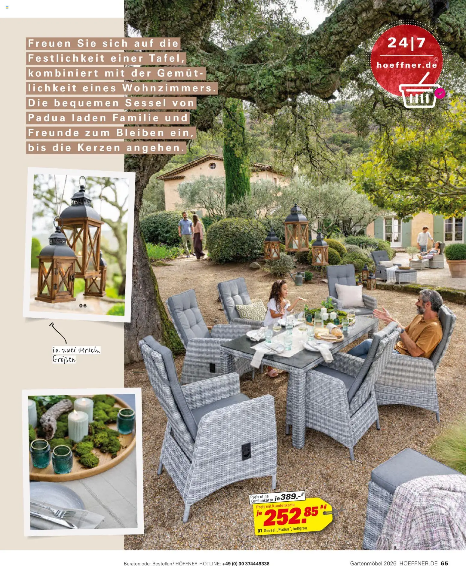 Höffner Prospekt Gartenmöbel – gültig ab 27.03.2026 | Seite: 65 | Produkte: Sessel