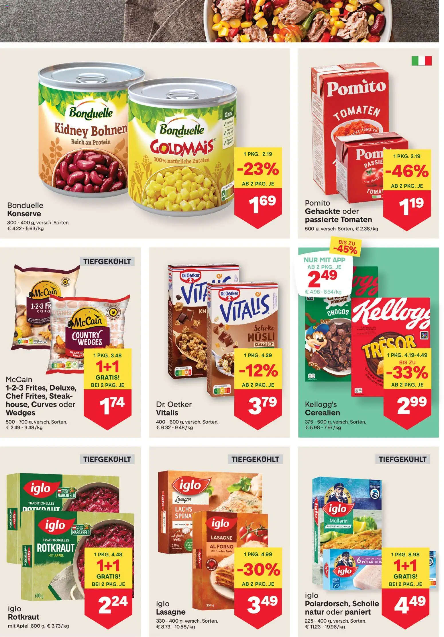 MPREIS Altenmarkt im Pongau gültig ab 06.11.2025 | Seite: 8 | Produkte: Pasta, Äpfel, Tomaten