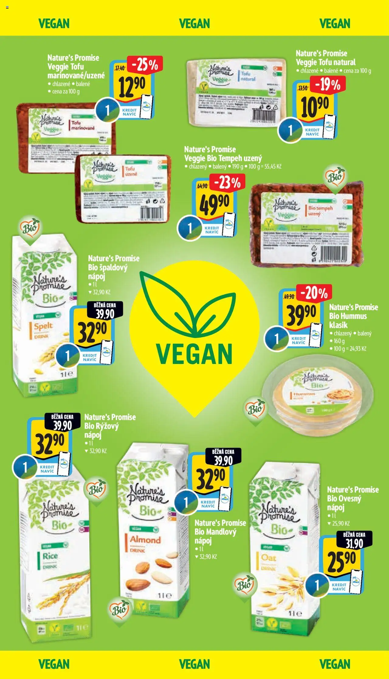 Albert leták - Supermarket - Česká Lípa od 06.08.2025 | Strana: 6 | Produkty: Veggie, Tempeh, Hummus, Tofu