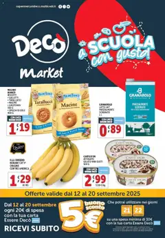 Anteprima del volantino Decò Market - Palese, Modugno catalogo valido a partire dal 12.09.2025