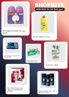 Offer preview "Shoprite Catalogue" | Page: 6 | Products: Soap, Toothpaste, Projektor, Bath