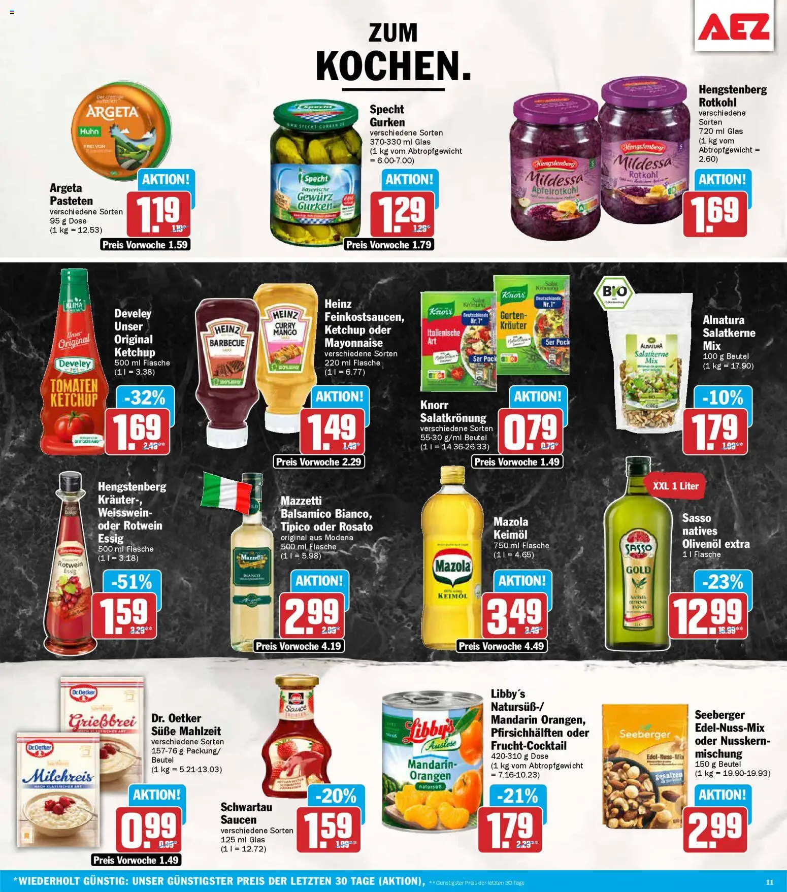 AEZ Prospekt 	 – gültig ab 26.01.2026 | Seite: 11 | Produkte: Weißwein, Orangen, Tomaten, Mayonnaise