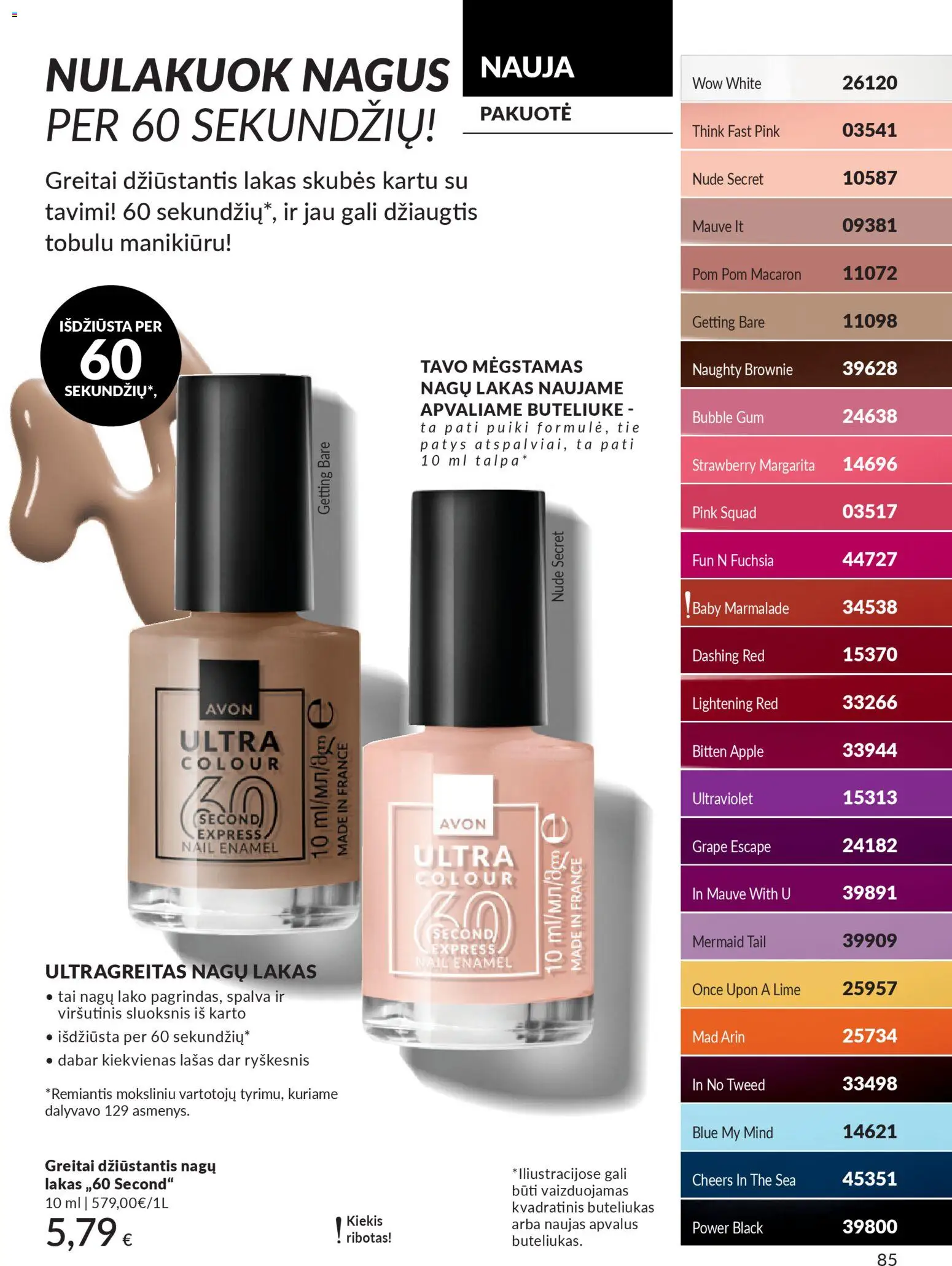 AVON akcijos nuo 01.11.2025 | Puslapis: 85