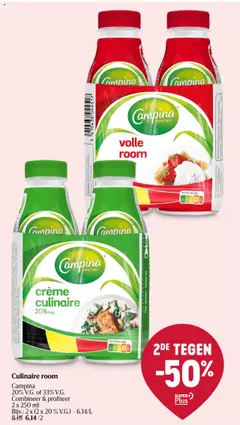 volle room, Campina volle room - Voorbeeld van een folder van Delhaize, geldig van 16.10.2025 | Pagina: 21